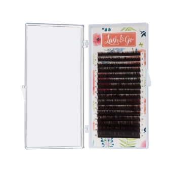 Коричневые ресницы Lash&Go микс 0,07/M/7-14 mm "Эспрессо" (16 линий) Коричневые ресницы Lash&Go микс 0,07/M/7-14 mm "Эспрессо" (16 линий)