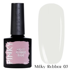 Основа цветная каучуковая, Pinky (Пинки) milky rubber base 03, 10мл
