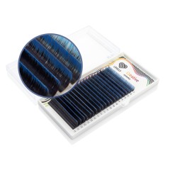 Ресницы двухтоновые синие Lovely - 20 линий - MIX C 0.07 7-13mm