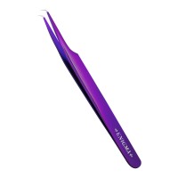 Пинцет Мини-L Enigma (Purple metallic) с ручной заточкой extra-sharp