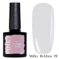 Основа цветная каучуковая, Pinky (Пинки) milky rubber base 019, 10мл