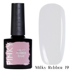 Основа цветная каучуковая, Pinky (Пинки) milky rubber base 019, 10мл