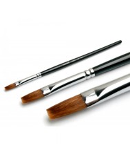 Кисть для акрила Sable Flat NCF №7 №0161, ruNail