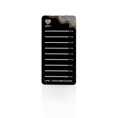 Планшет для цветных ресниц Lovely Black Gold