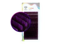Ресницы двухтоновые фиолетовые Lovely - 20 линий - MIX D 0.07 7-13mm
