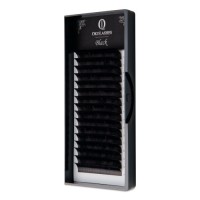 Ресницы OkoLashes серии BLACK изгиб C 0.12 09 мм, 16 линий
