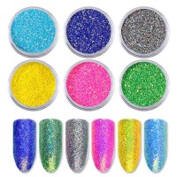 Блёстки для ногтей Mir Fashion,6шт