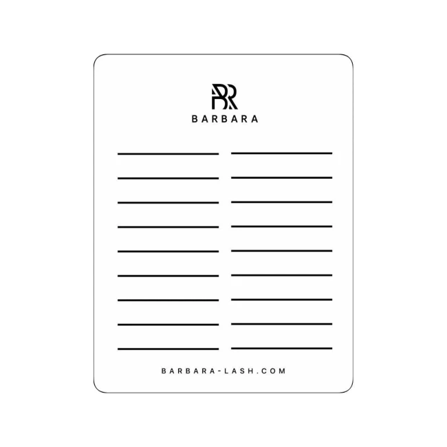 Планшет большой для работы с ресницами (11,5см*15см) Barbara