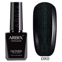 Гель-лак ARBIX (Арбикс) №080 Зелёное Сияние, 10 мл