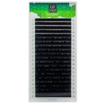 Ресницы черные Le Maitre "Excellent" 20 линий L 0.10 MIX 14-18 mm Ресницы черные Le Maitre "Excellent" 20 линий L 0.10 MIX 14-18 mm