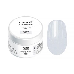 Моделирующий УФ-гель с хлопьями Юки BUILDER UV GEL YUKI, 15 г №8559, ruNail