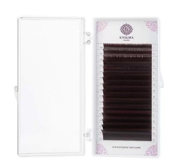Ресницы Enigma light цвет «Мокка» 0,10/D/11 mm (16 линий)