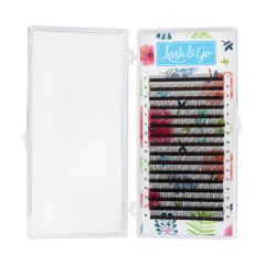 Черные ресницы Lash&amp;Go микс 0,10/C/5-9 mm (16 линий)