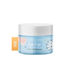 Цветной крем-гель ремувер для снятия наращенных ресниц Lash&amp;Go Jane, 13 гр