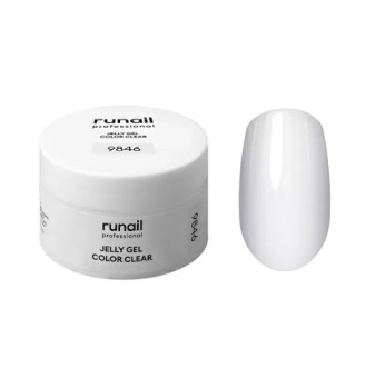 Моделирующий УФ-гель JELLY COLOR CLEAR, 15г №9846 ruNail Моделирующий УФ-гель JELLY COLOR CLEAR, 15г №9846 ruNail
