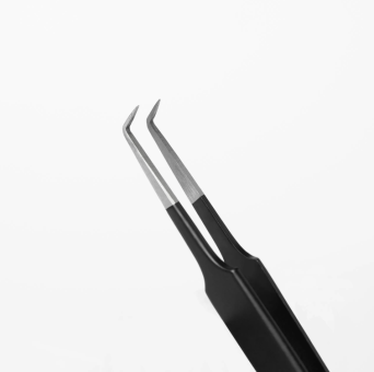Пинцет для наращивания Rili тип Г (5 мм) Black line Пинцет для наращивания Rili тип Г (5 мм) Black line