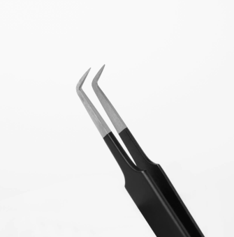 Пинцет для наращивания Rili тип Г (7 мм) Black line