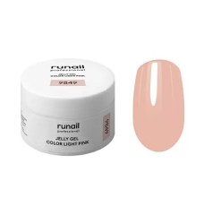 Моделирующий УФ-гель JELLY COLOR LIGHT PINK, 15г №9849 ruNail