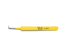 Пинцет для наращивания Rili тип Г (7 мм) Yellow line