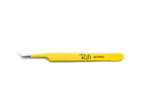 Пинцет для наращивания Rili тип L (7 мм) Yellow line