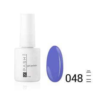 Цветной гель-лак PASHE №048 - "Синяя дымка", (9 мл) Цветной гель-лак PASHE №048 - "Синяя дымка", (9 мл)
