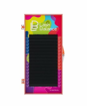 Ресницы черные Le Maitre "Lash Balance" 16 линий L 0.10 13 mm