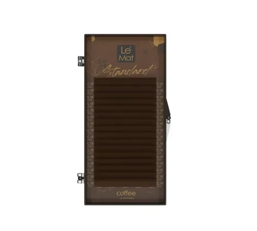 Ресницы коричневые Liberica Le Maitre "Standard Coffee" 16 линий C+ 0.10 06 мм 