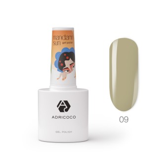Гель-лак Mandarin sun №09 - зеленый матча, ADRICOCO, (8 мл) Гель-лак Mandarin sun №09 - зеленый матча, ADRICOCO, (8 мл)