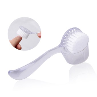 Щетка для удаления опила (пыли) круглая с защитным колпачком, прозрачная Щетка для удаления опила (пыли) круглая с защитным колпачком, прозрачная