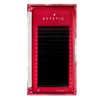 Ресницы черные Le Maitre "Estetic" 16 линий L 0.07 07 mm