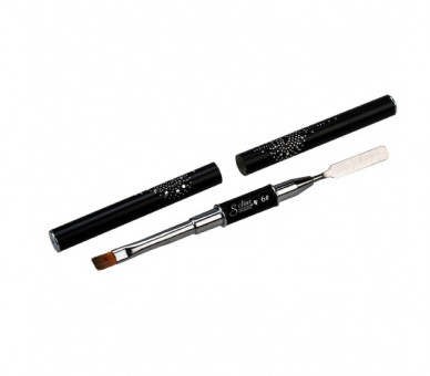 Кисть для маникюра Strong Nails коричневая ручка №6 Кисть для маникюра Strong Nails коричневая ручка №6