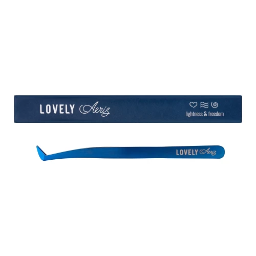 Пинцет для наращивания ресниц Lovely, серия Aeris, тип Круглый сапожок
