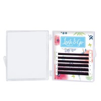 Черные ресницы Lash&amp;Go микс 0,10/D/7-12 mm (6 линий)