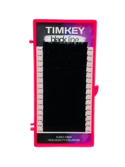Черные ресницы Timkey MD 0.07 08mm 16 линий