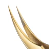 Сверхточный пинцет Barbara серия Gold Touch, тип "дельфин"