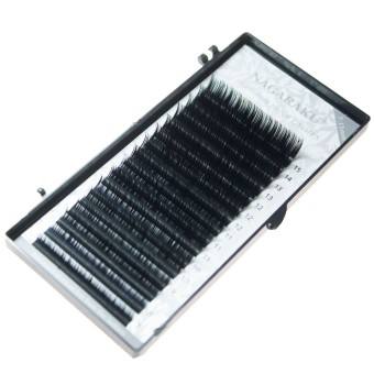 Ресницы Nagaraku черные, миксы 0.12, D, 7-15mm, 16 линий Ресницы Nagaraku черные, миксы 0.12, D, 7-15mm, 16 линий