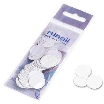 Сменные файлы (цвет: чёрный), размер М (20 мм), 240 грит, 50шт. №7035, ruNail