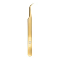 Сверхточный пинцет Barbara серия Gold Touch изогнутый