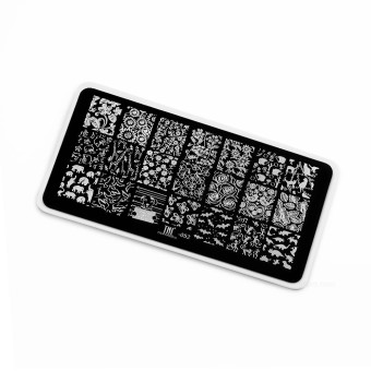 Пластина для стемпинга TNL Premium - цветы и животные (52)