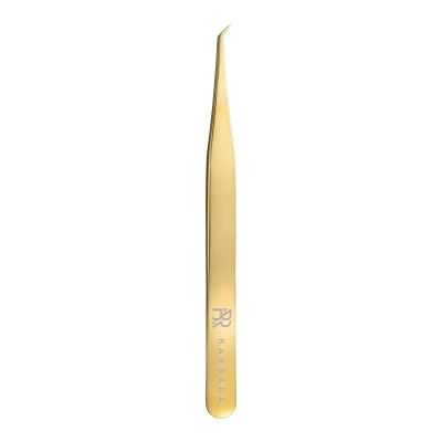 Сверхточный пинцет Barbara серия Gold Touch, тип L (45 градусов, 5 мм)