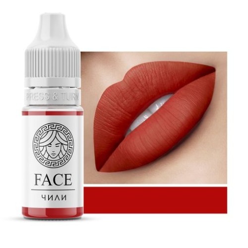 Перманентный пигмент Чили, FACE, 6 мл