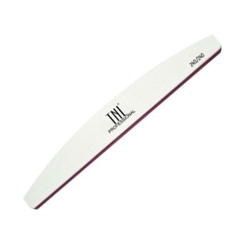 Пилка для ногтей "лодочка" 240/240 улучшенное качество (белая) в индив. упаковке TNL Пилка для ногтей "лодочка" 240/240 улучшенное качество (белая) в индив. упаковке TNL