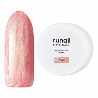 Моделирующий УФ-гель c жемчужным эффектом BUILDER UV GEL PEARL, 15г №9510, ruNail Моделирующий УФ-гель c жемчужным эффектом BUILDER UV GEL PEARL, 15г №9510, ruNail