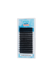 Черные ресницы Lash&amp;Go микс готовые пучки W 3D 0.10/L/8-14 mm 14 линий