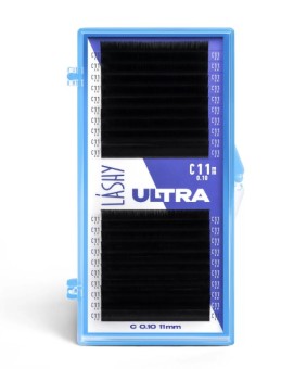 Ресницы черные LASHY Ultra - 20 линий C 0.07 13мм