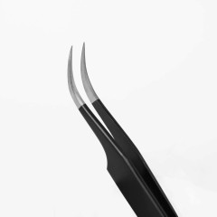 Пинцет для наращивания Rili изогнутый Black Line