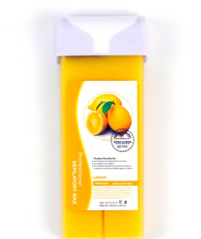 Воск в картридже Professional Depilatory Wax, лимон 100гр