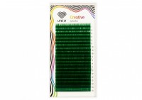 Ресницы зелёные (green) Lovely - 20 линий - MIX C 0.07 7-13mm