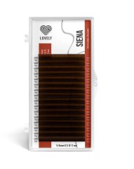 Ресницы коричневые Lovely Siena - 16 линий - MIX C 0.07 6-13 mm