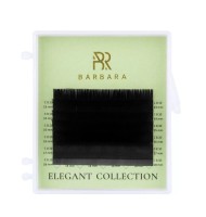 Чёрные ресницы BARBARA "Elegant" МИНИ-МИКС L 0.10 8-12 (6 линий)
